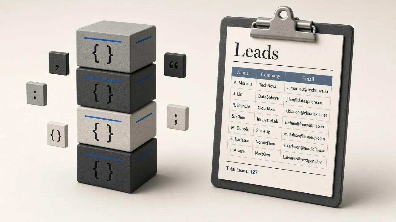 Editorial illustration of SEO API suite versus map leads