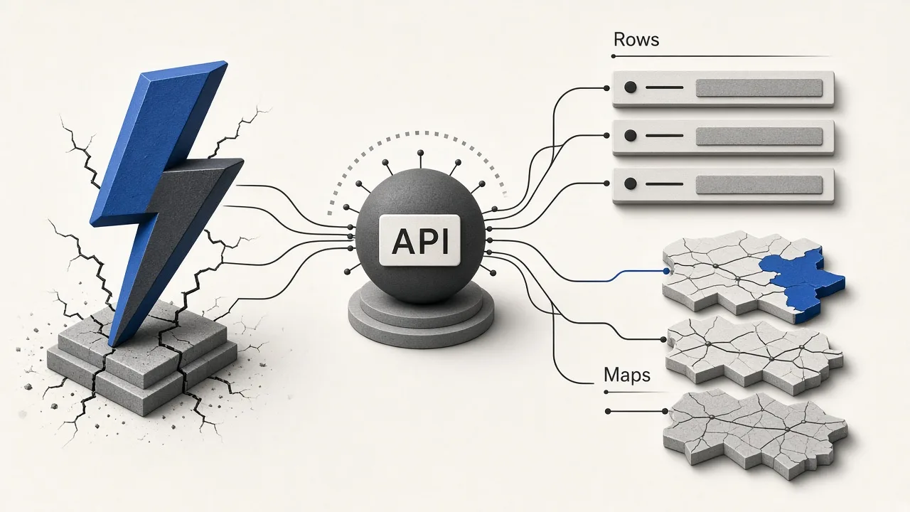 Editorial illustration of scraper APIs versus map lead workspace