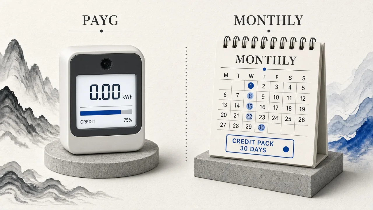 Editorial illustration of PAYG API versus monthly lead plans