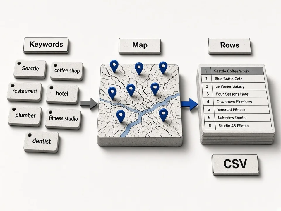 Bing Maps place details converting into exportable lead fields