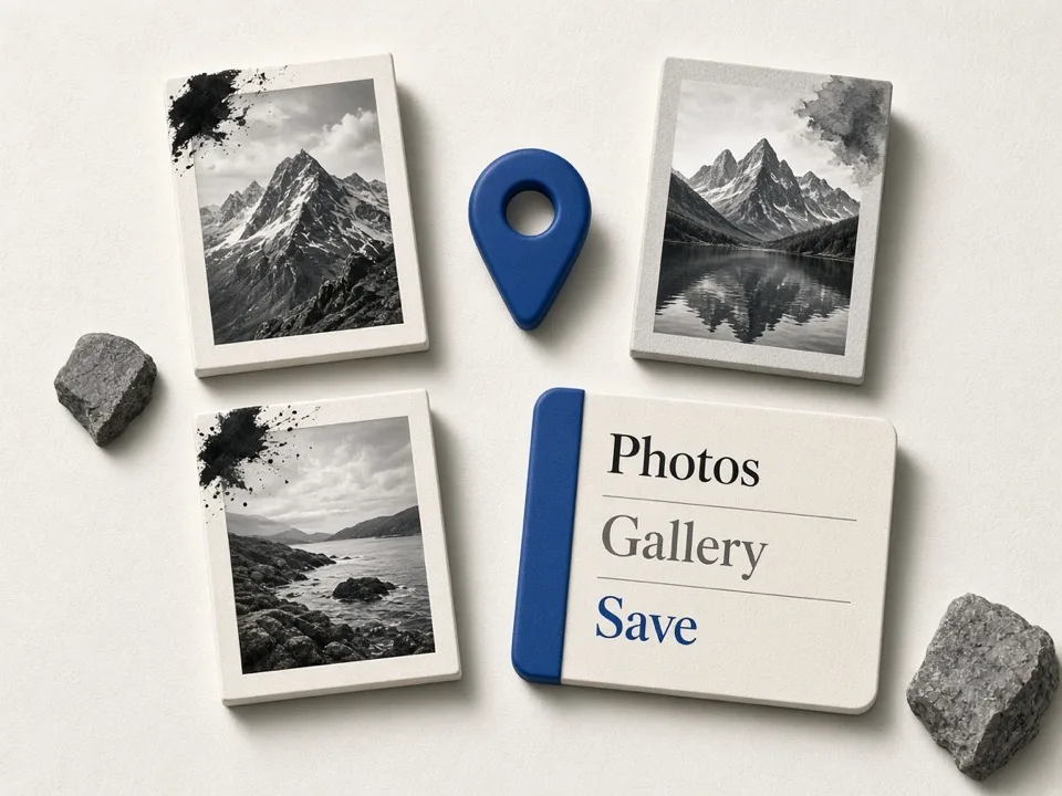 Merchant photo gallery ready to download