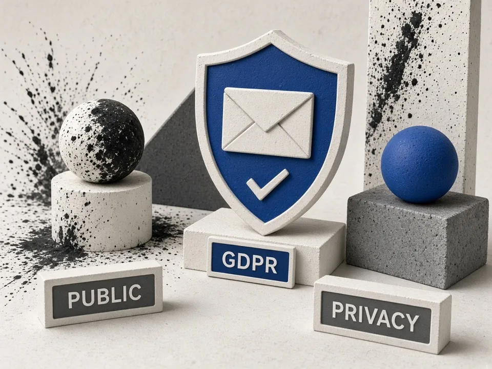 Public-data enrichment with GDPR-minded privacy posture