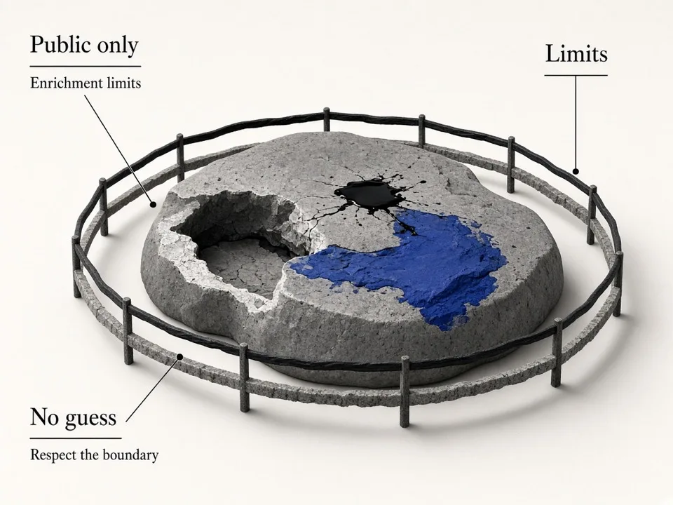 Limits of public-only website enrichment