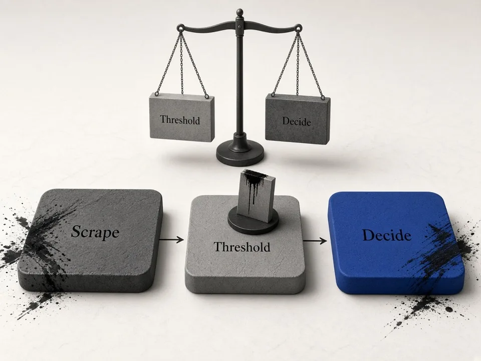 Decision point for when to scrape Google Maps leads